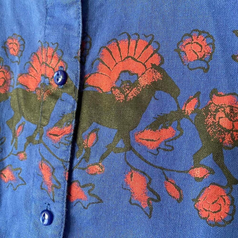 Vintage Wrangler Blues Button Down - image 5